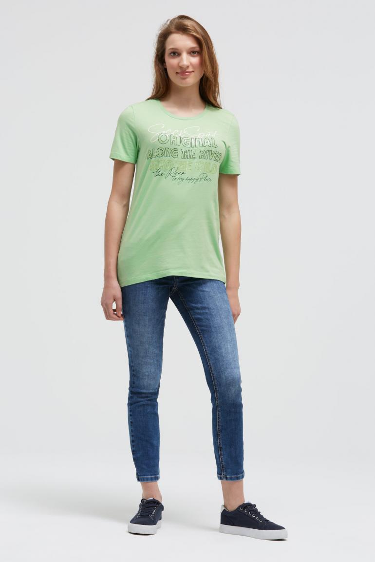 футболка milky green