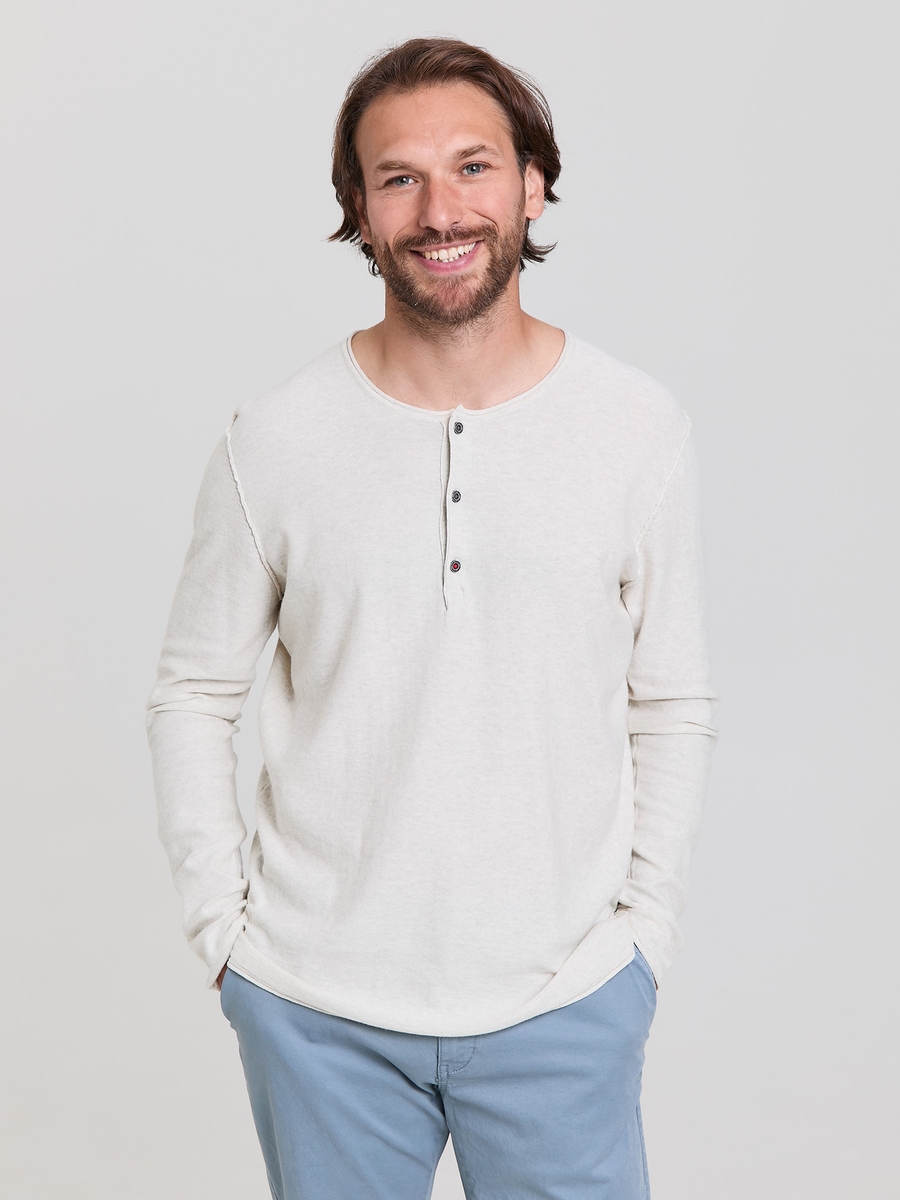 пуловер beige melange