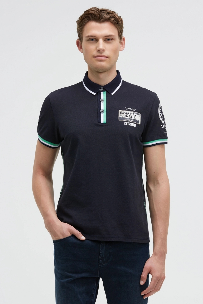 поло  blue navy