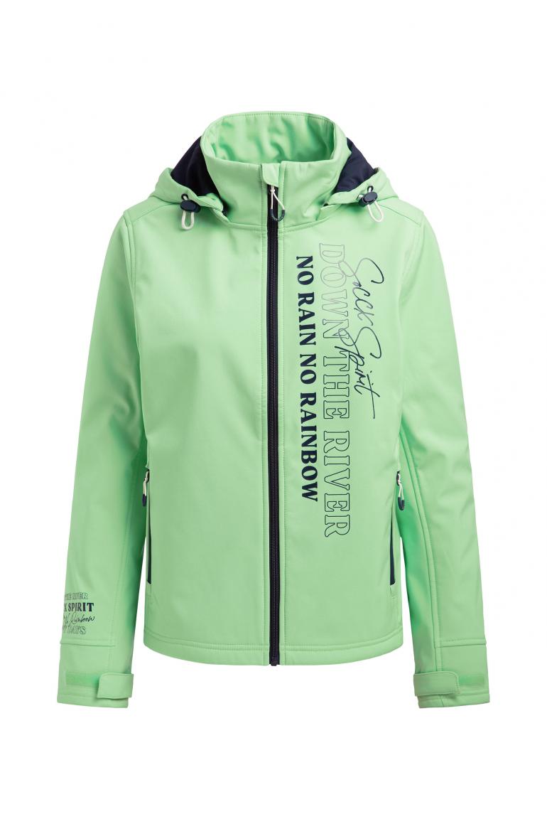 куртка softshel milky green