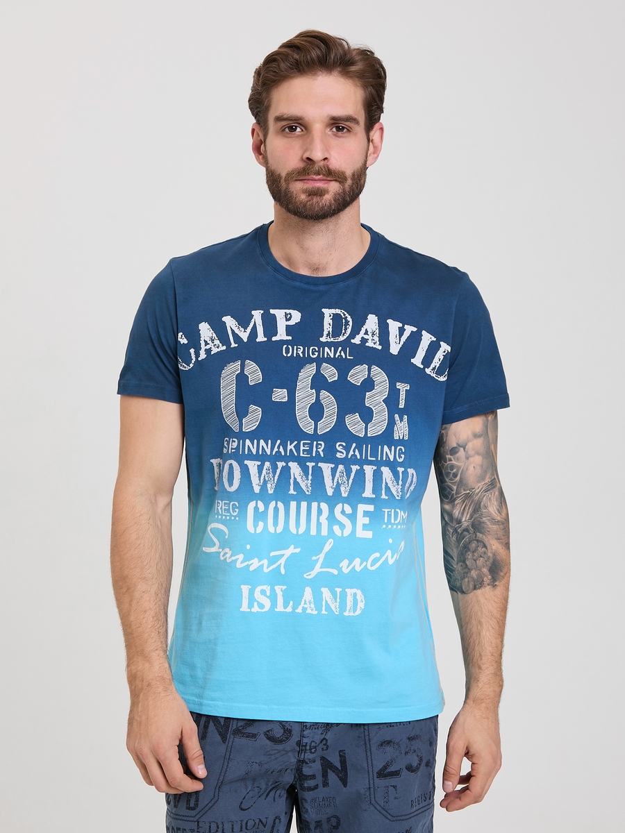 футболка blue navy / summer aqua