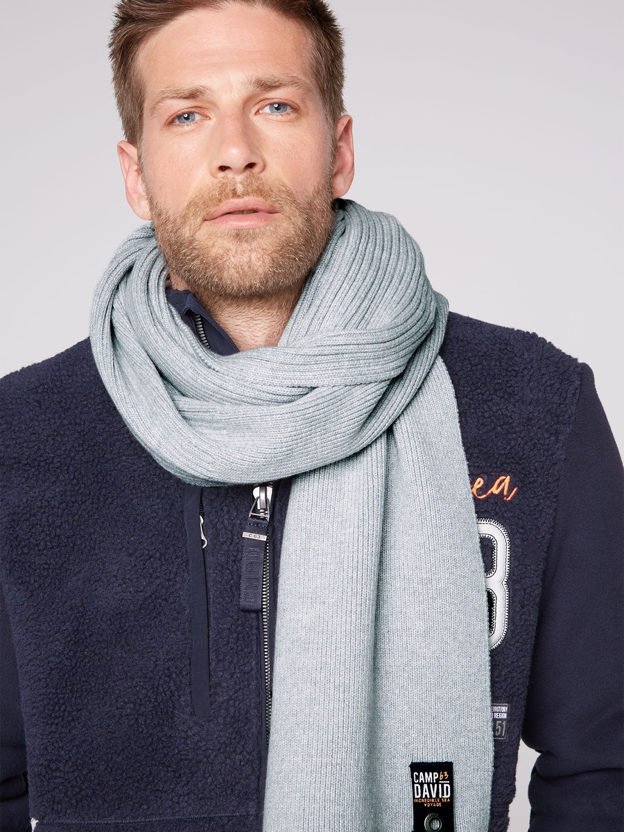 шарф white melange