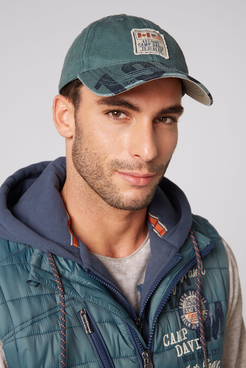 кепка grey green