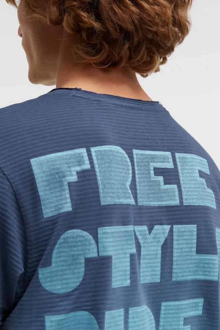 футболка dip dye aqua