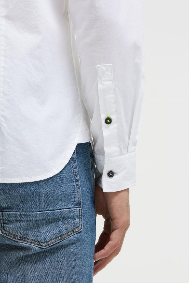 рубашка muscle fit opticwhite