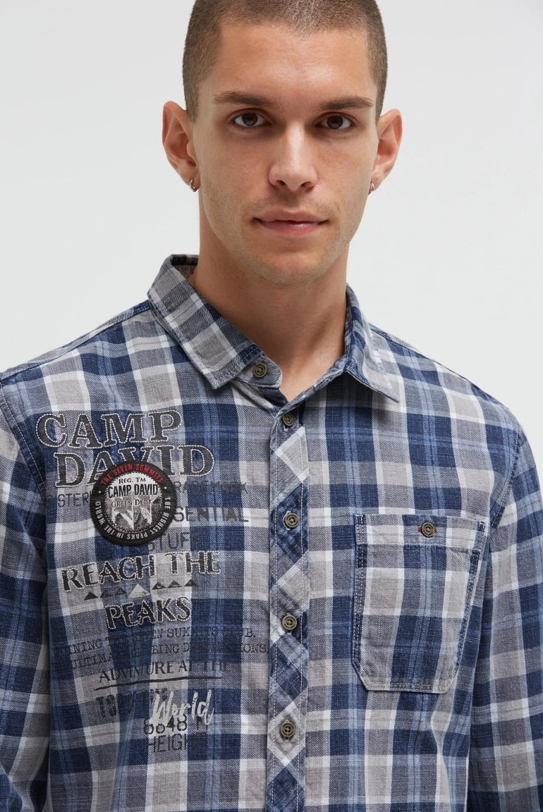 рубашка vintage indigo