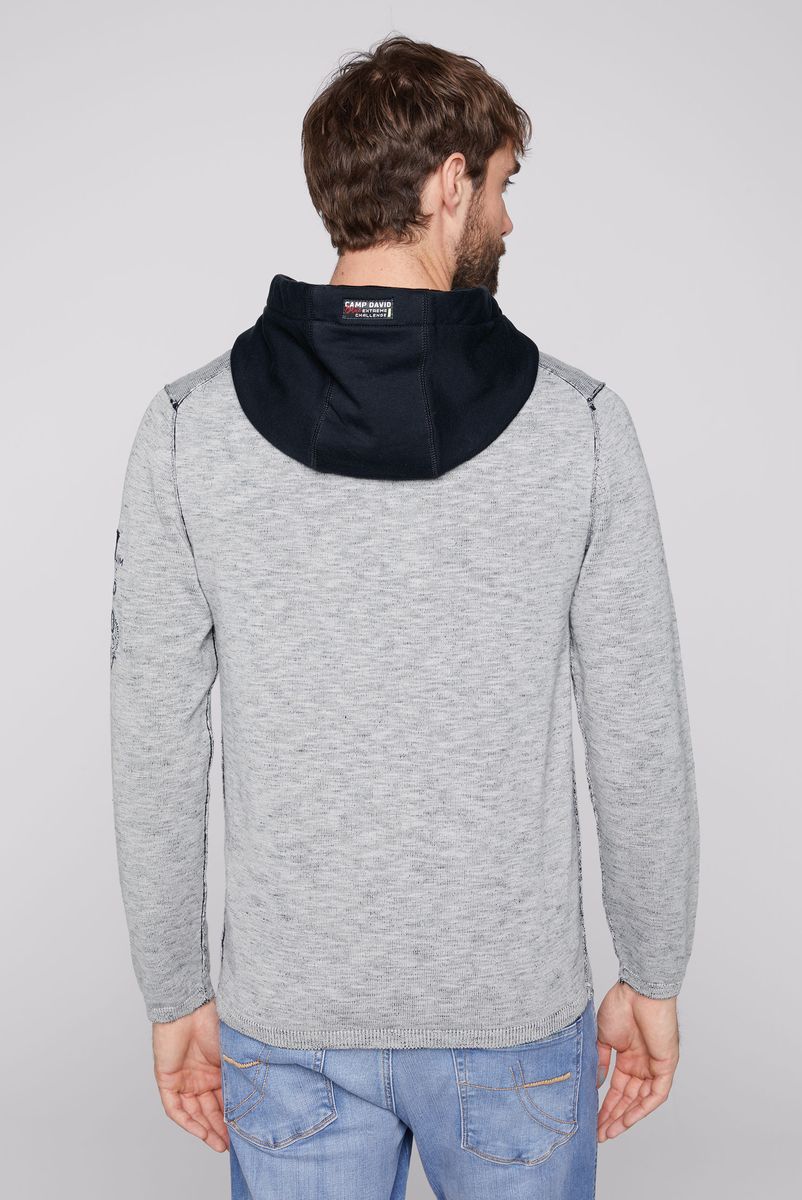пуловер grey melange