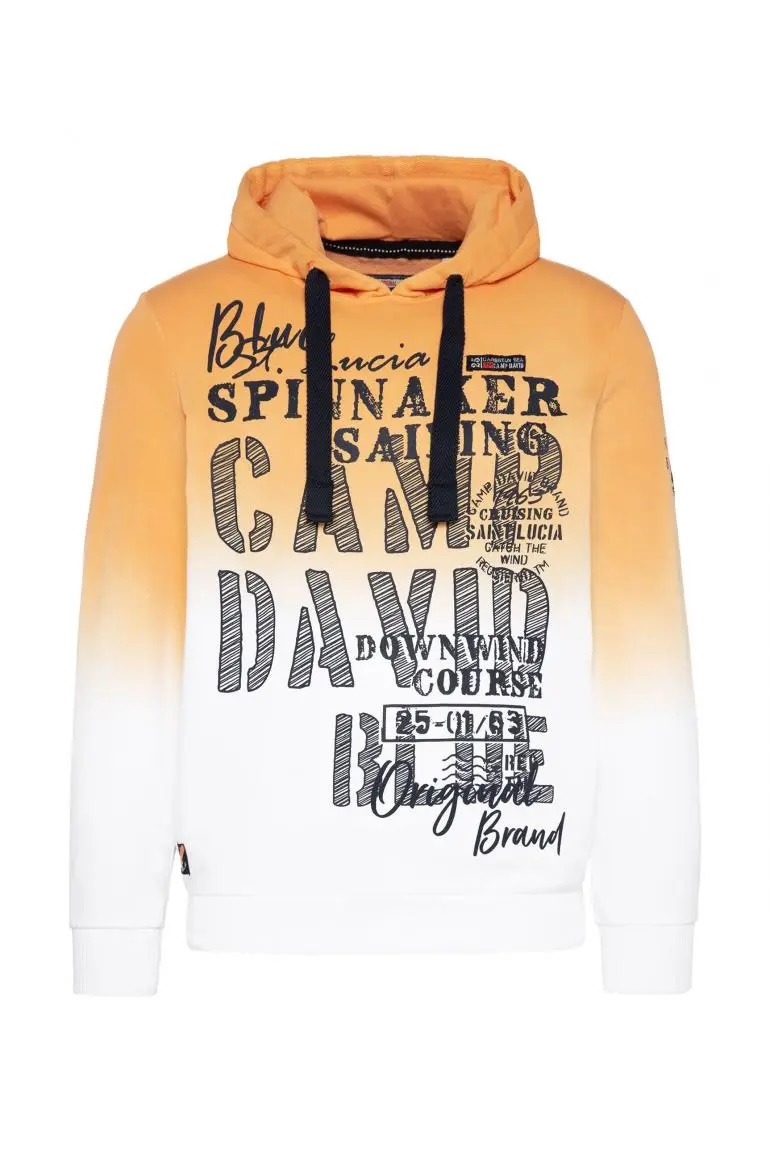 худи orange peel / opticwhite