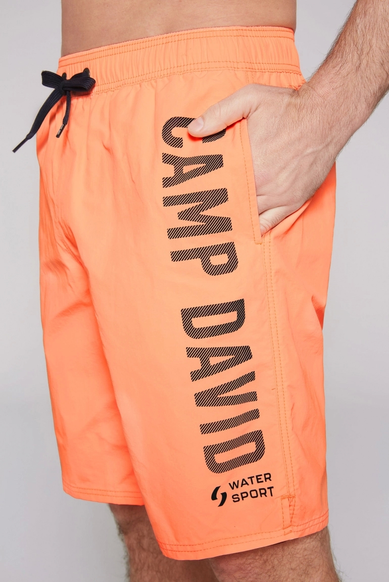 шорты пляж. speed orange