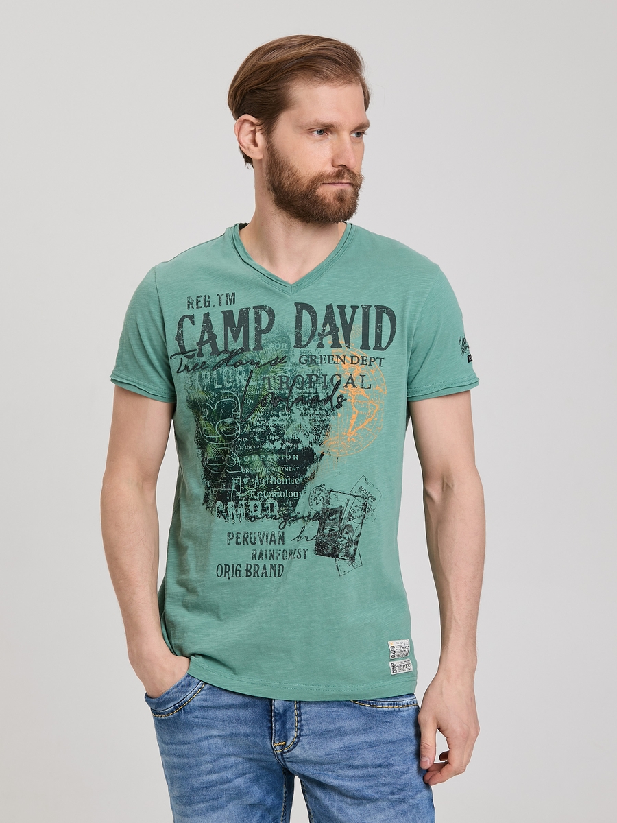 футболка  GOTS 100% deep green