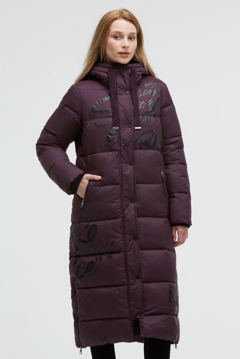 пальто night plum