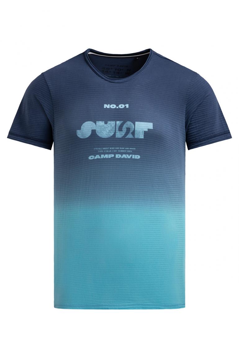 футболка dip dye aqua