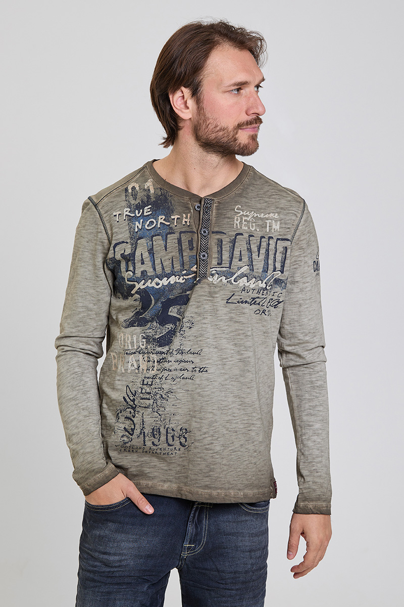 лонгслив medium khaki