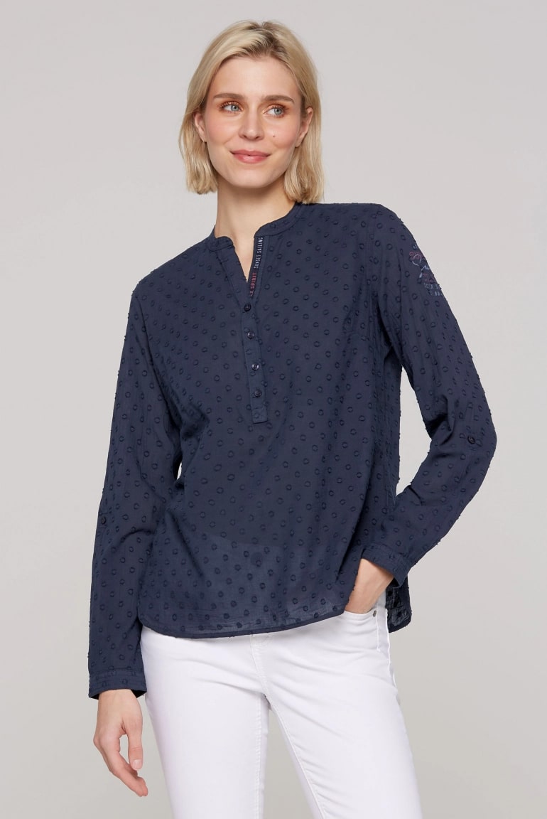 блуза blue navy