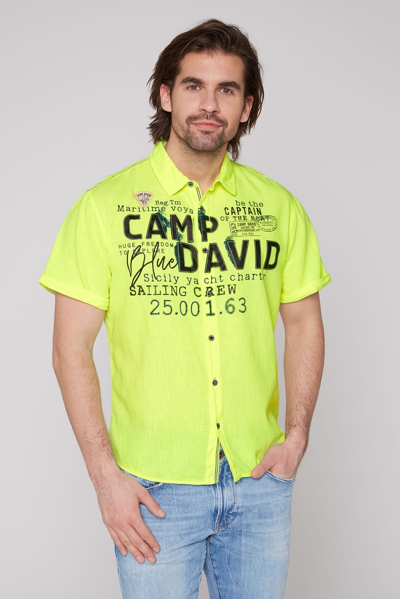 рубашка neon yellow