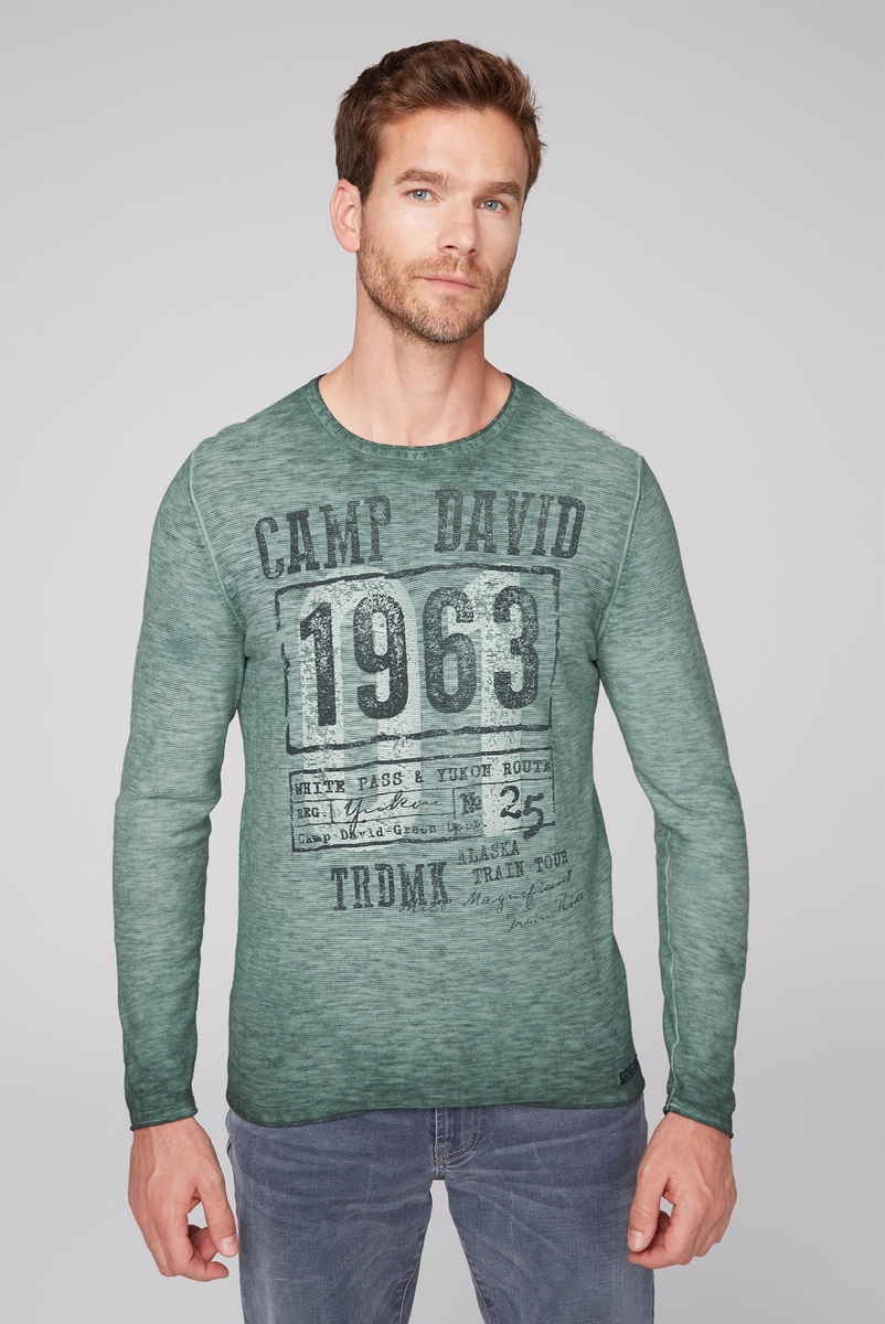 пуловер grey green