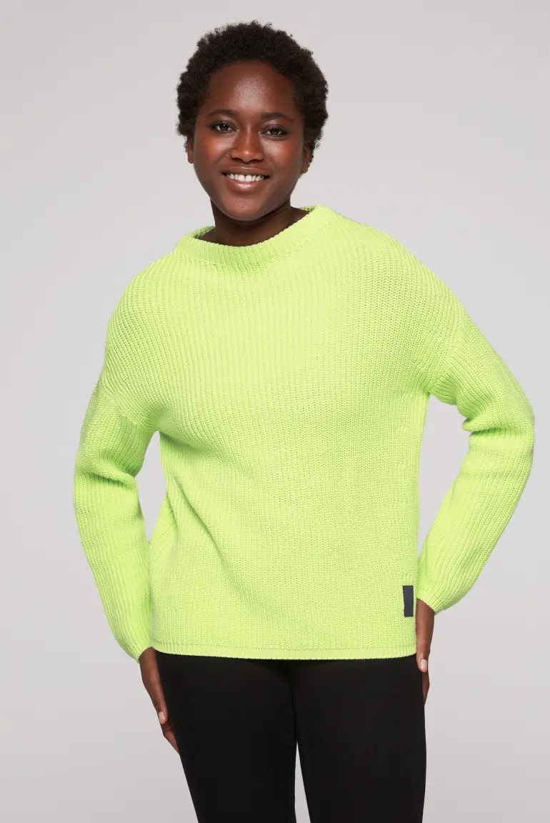 пуловер yellow lime