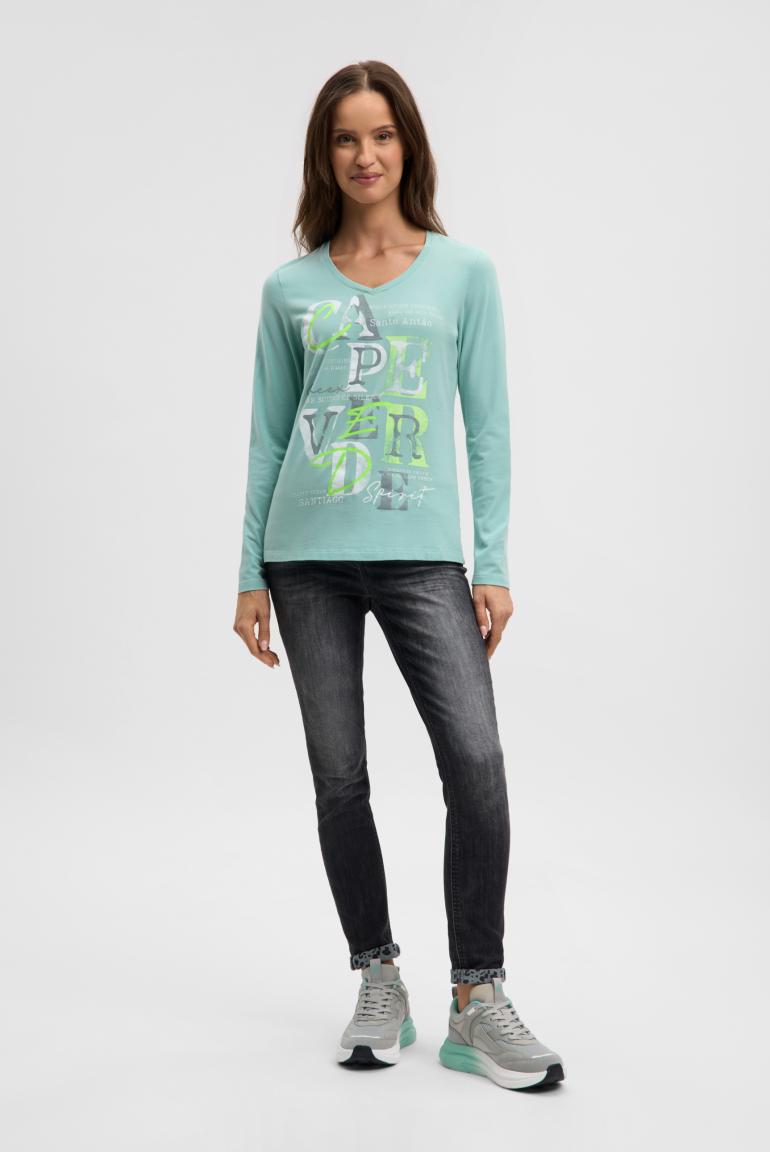 лонгслив misty mint