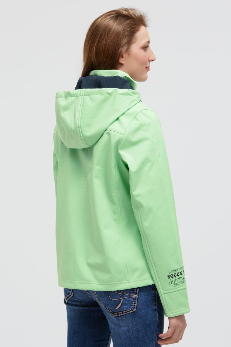 куртка softshel milky green
