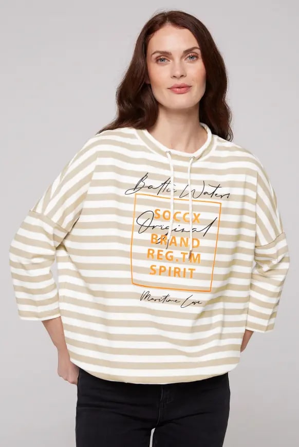 свитшот oversize ivory