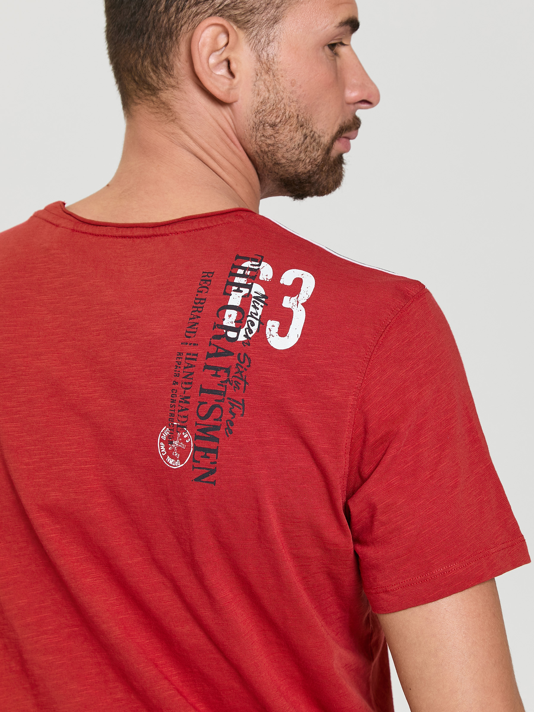 футболка vintage red