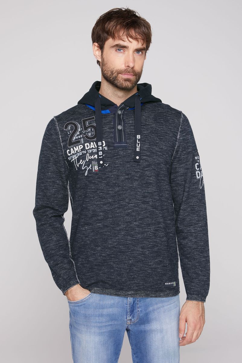 пуловер navy melange