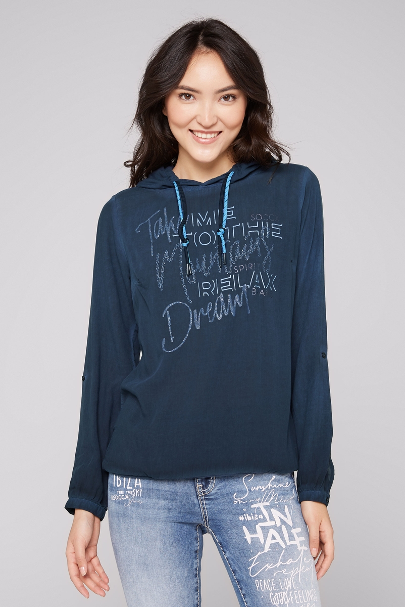 блуза horizon navy