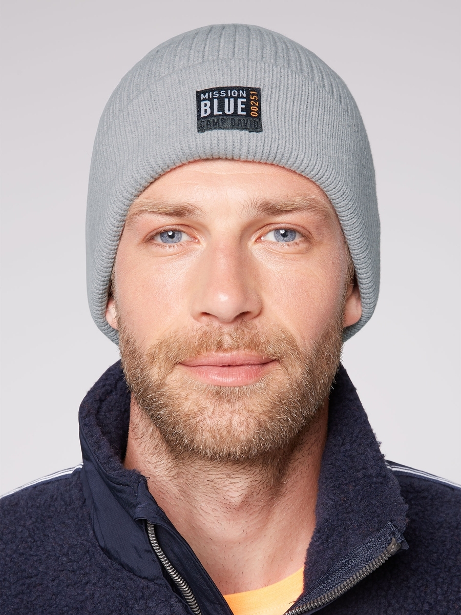 шапка white melange