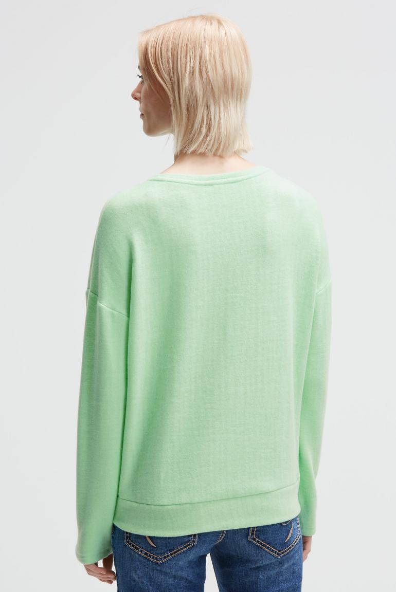 пуловер milky green