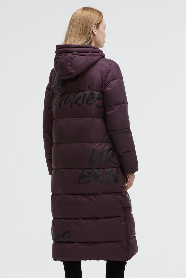 пальто night plum