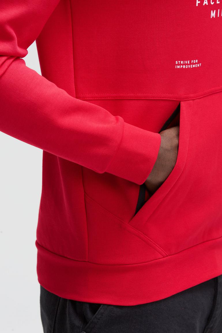 худи bright red