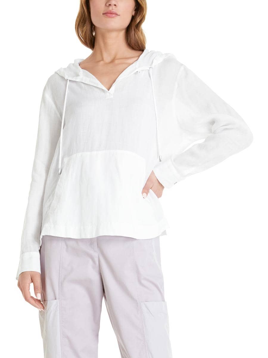 блузка с капюшоном | лён