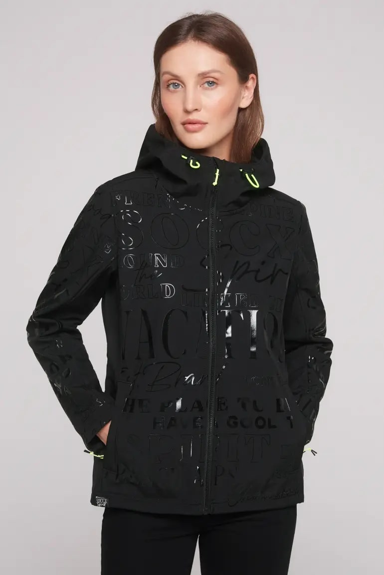 куртка softshell black