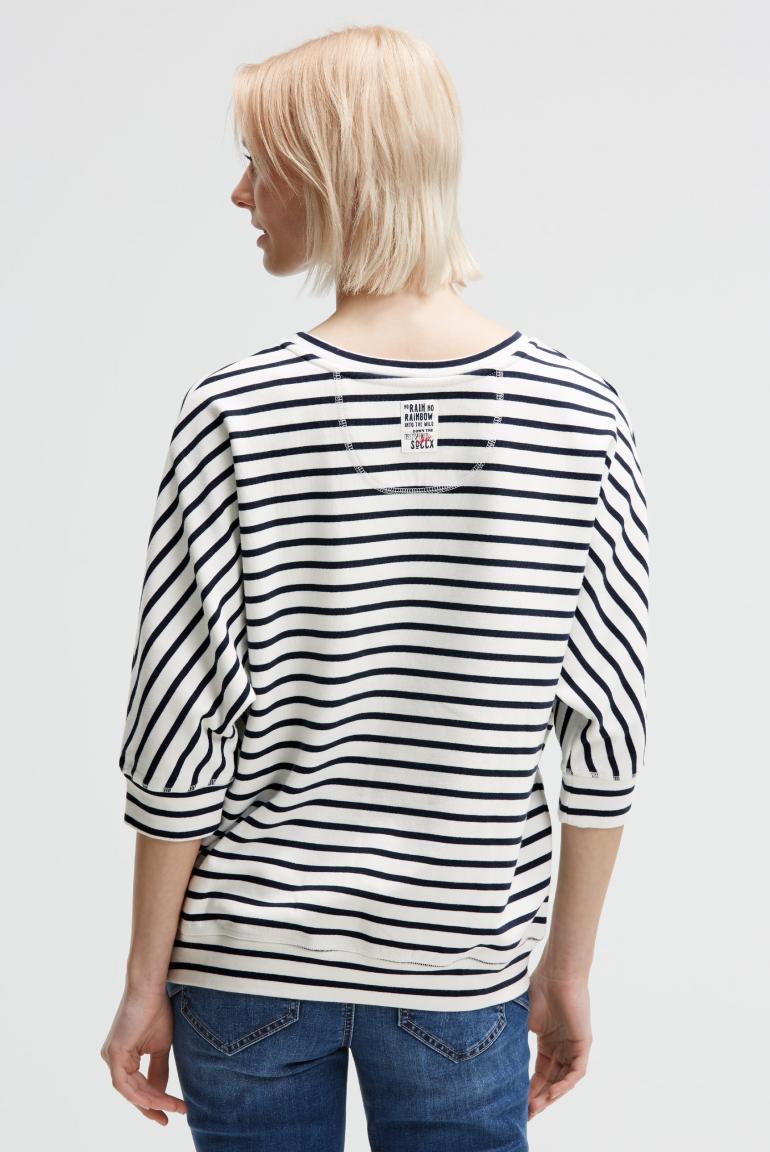 толстовка ivory / blue navy