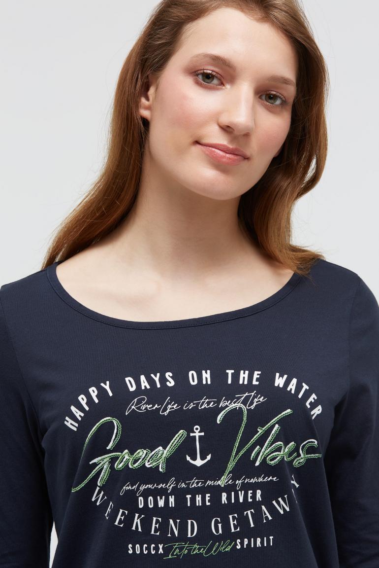 блуза blue navy