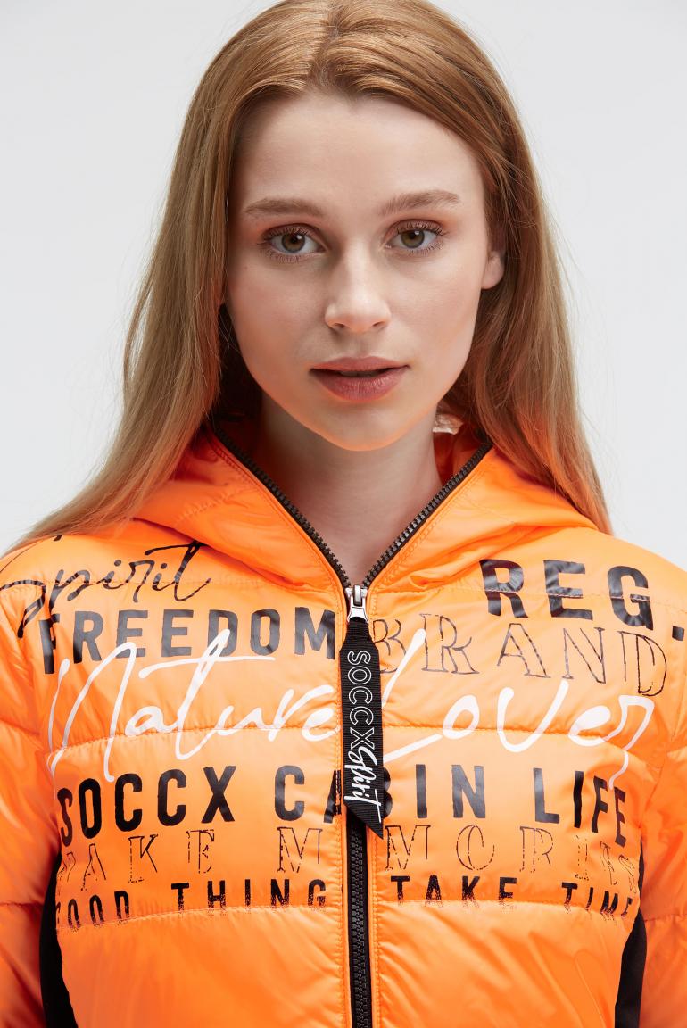 куртка brilliant orange neon