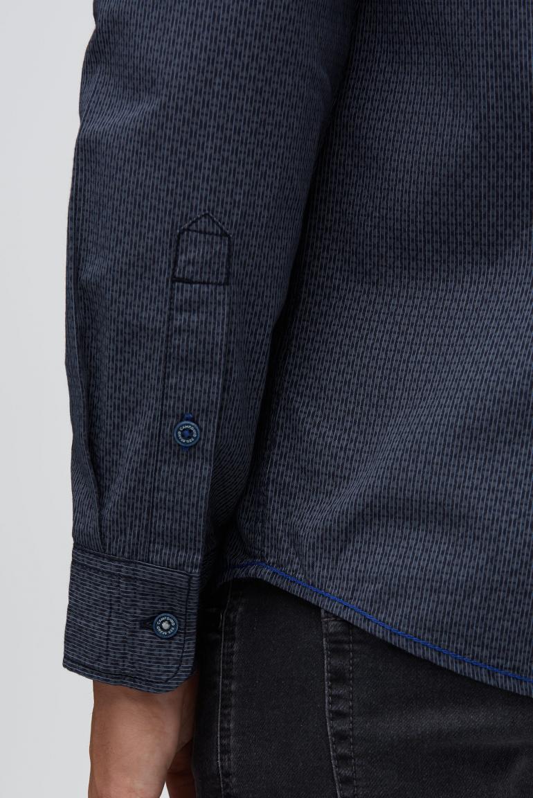 рубашка muscle fit blue navy