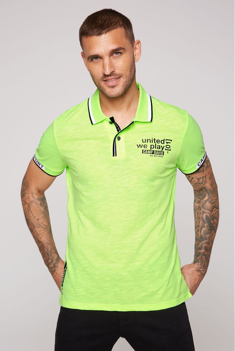 поло neon yellow