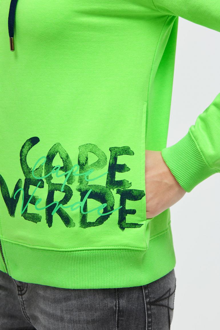 толстовка neon leaf