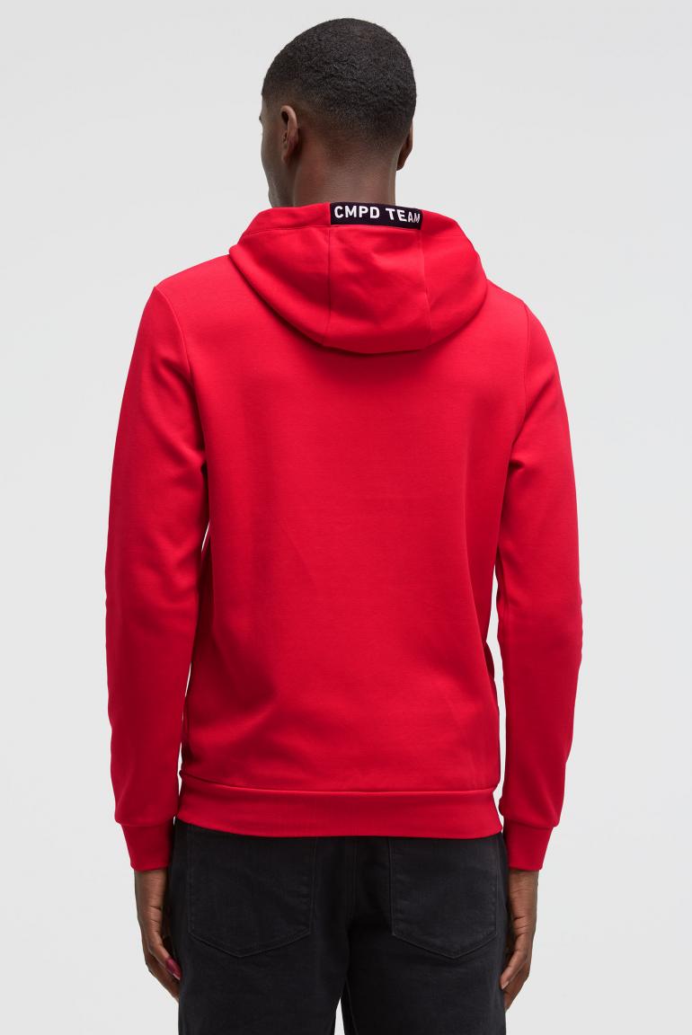 худи bright red