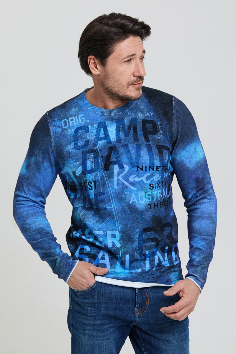 пуловер blue navy