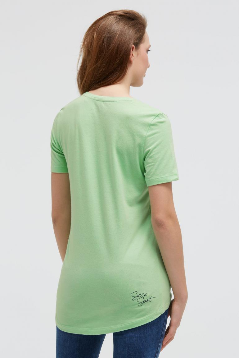 футболка milky green