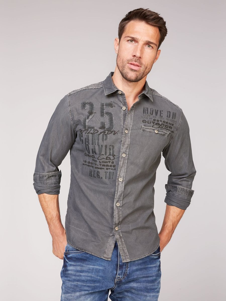 рубашка stone brown