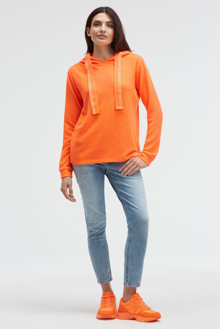 худи brilliant orange neon