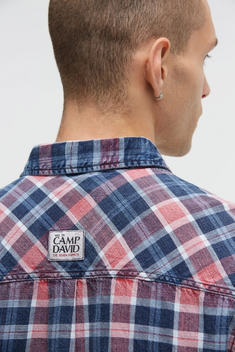 рубашка brick red indigo