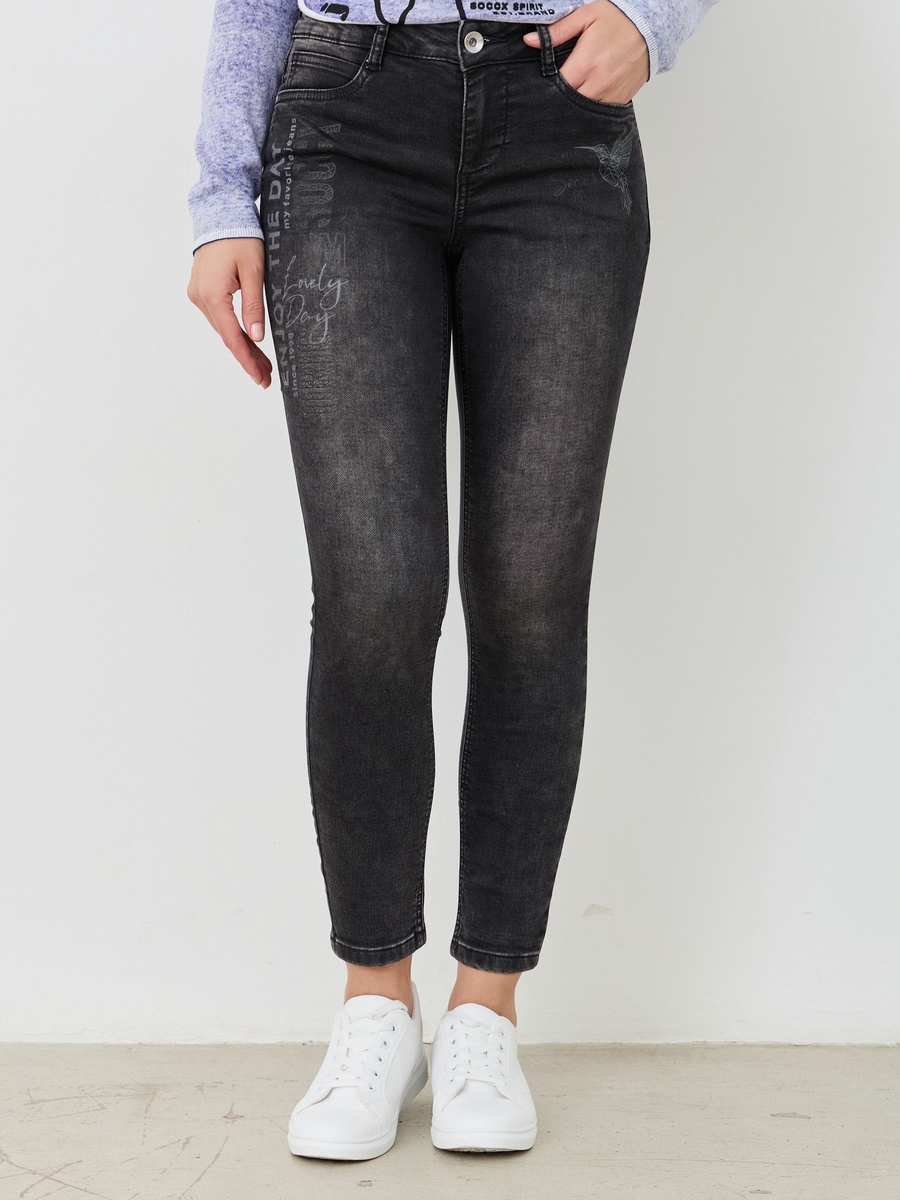 джинсы MI:RA:S125 grey printed