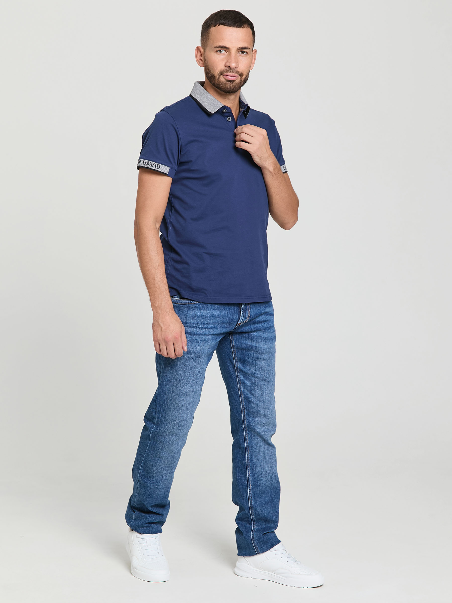 поло GOTS 95% midnight sky