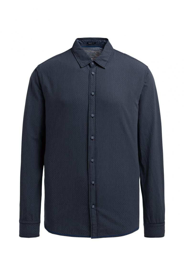 рубашка muscle fit blue navy