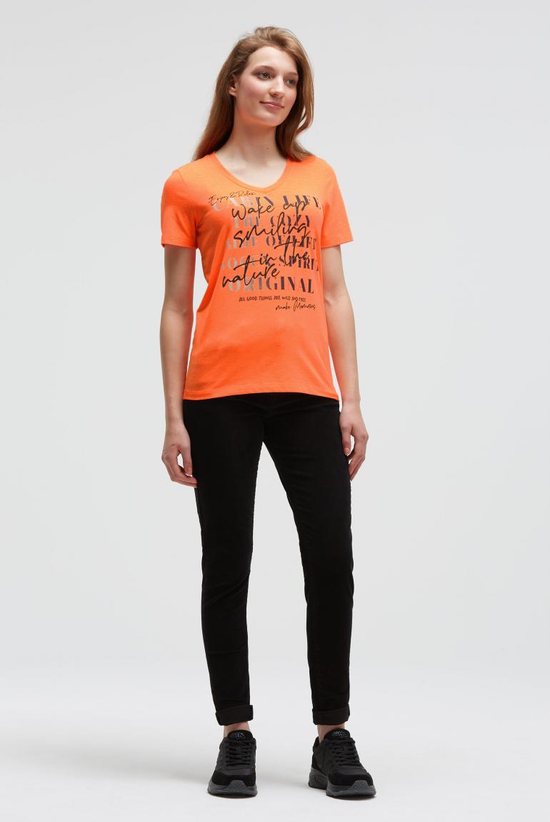 футболка brilliant orange neon