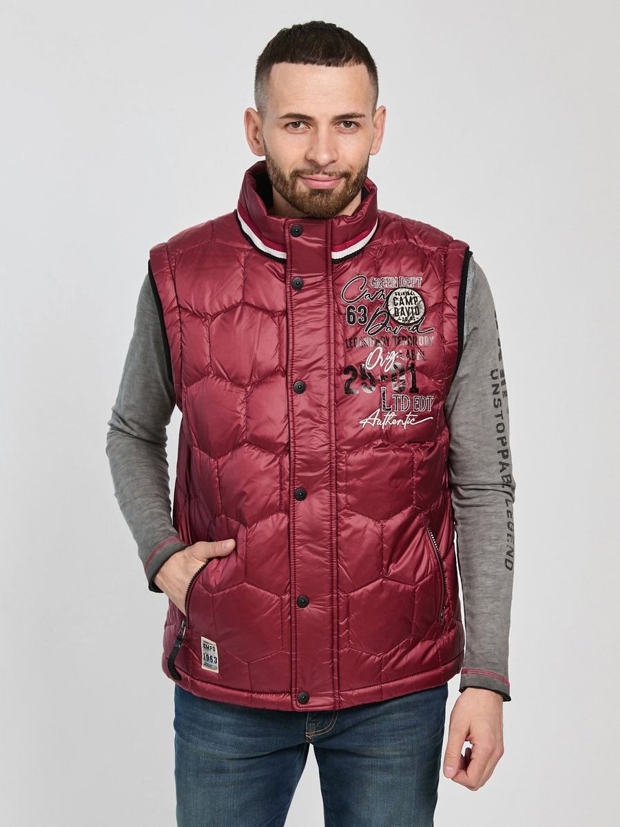 жилет dark red